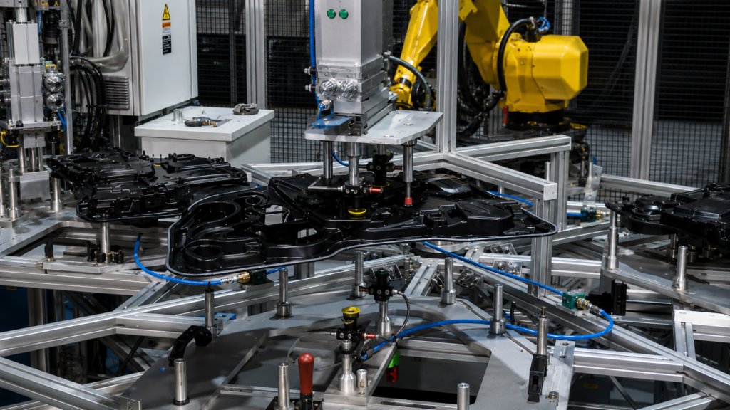 four stations zero gaps automated gasket dispensing for automotive door panels 10